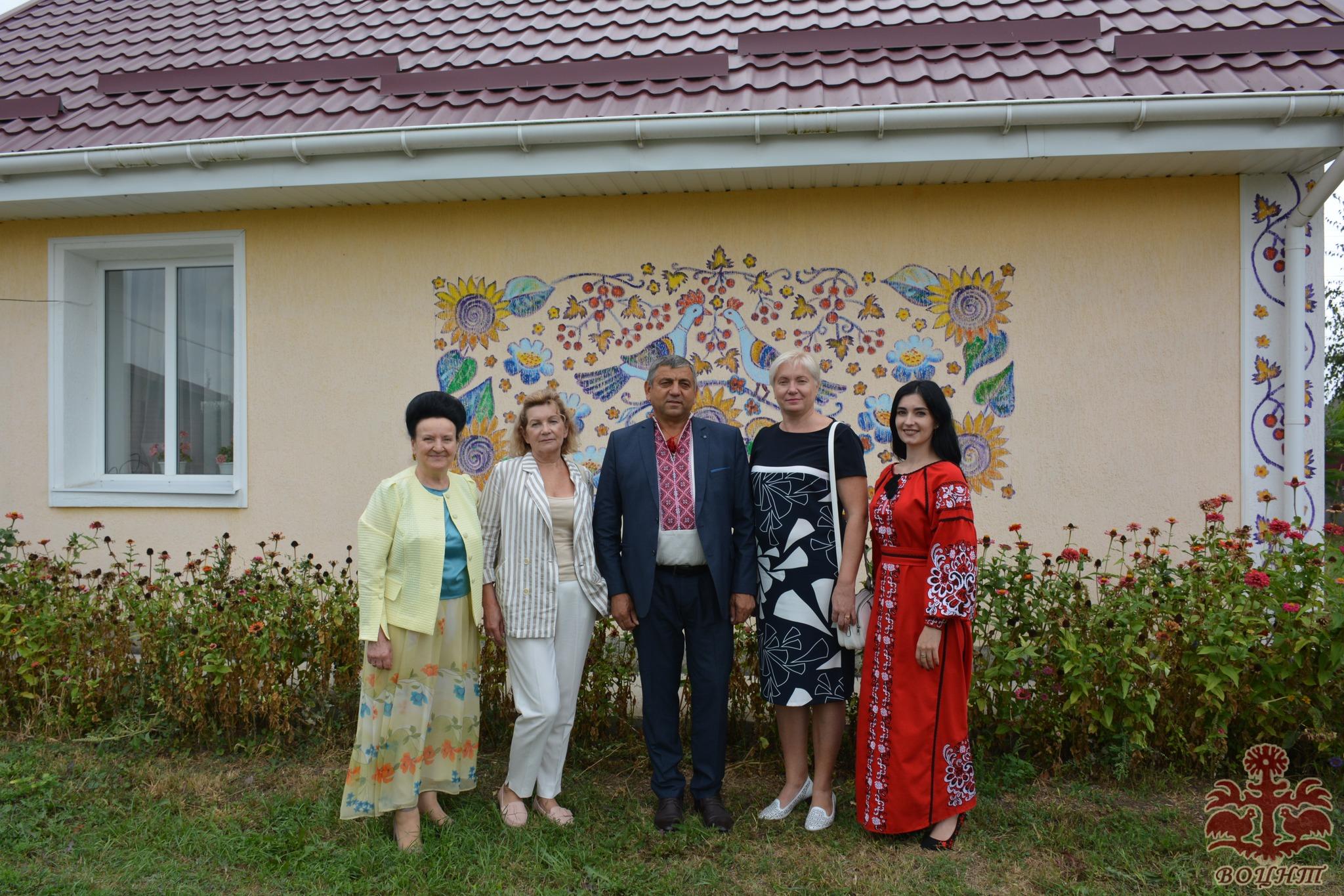 Мистецький проєкт «Мальована хата» у селі Соколова Хмільницької міської територіальної громади