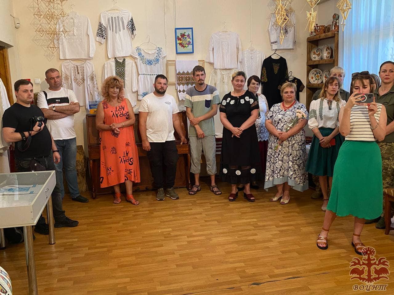 Презентація виставки-звіту народного аматорського колективу подільської вишивки «Солов’їні вічка» Ямпільського міського музею образотворчого мистецтва